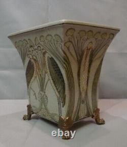 Marabout Bird Vase Art Deco Style Art Nouveau Porcelain