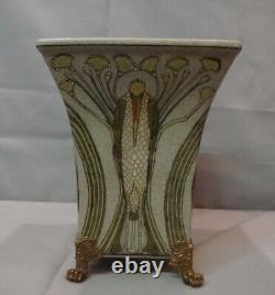 Marabout Bird Vase Art Deco Style Art Nouveau Porcelain