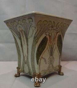 Marabout Bird Vase Art Deco Style Art Nouveau Porcelain