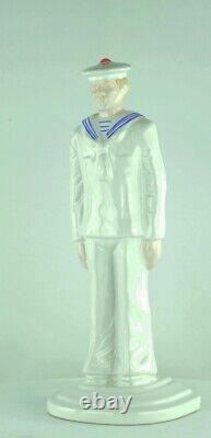 Marine Style Art Deco Style Art Nouveau Porcelain Statue Figurine