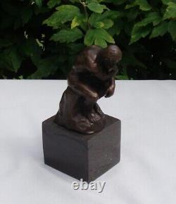 Naked Figure Statue Sculpture in Solid Bronze Art Deco Style Art Nouveau Style