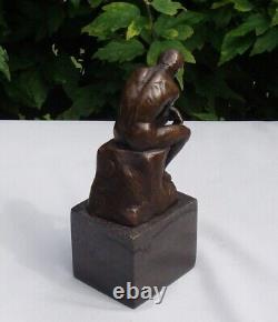 Naked Figure Statue Sculpture in Solid Bronze Art Deco Style Art Nouveau Style