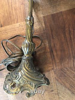 Nice Office Lamp In Bronze And Brass, Art Style Nouveau Favori Paris