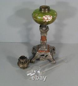 Old Oil Lamp Art New Style Glass Glazed Painted And Regulated