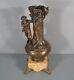 Old Regular Vase Art Nouveau Style Signed Omerth Decor Young Hunter And Bird