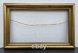 Old Style Profile Picture Frame Wooden Gold Art Nouveau