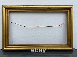 Old Style Profile Picture Frame Wooden Gold Art Nouveau