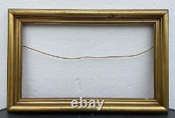 Old Style Profile Picture Frame Wooden Gold Art Nouveau