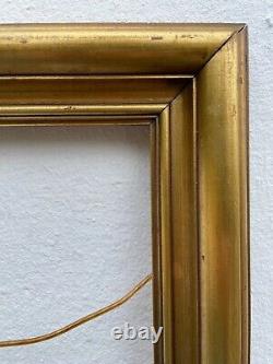 Old Style Profile Picture Frame Wooden Gold Art Nouveau