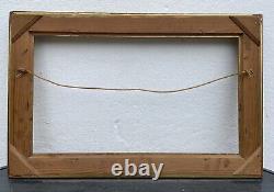 Old Style Profile Picture Frame Wooden Gold Art Nouveau