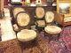 Pair Of Armchairs And Style Medallion Chairs Louis Xvi Mahogany Small Point