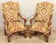 Pair Of Armchairs Great Apparat Louis Xiv Style