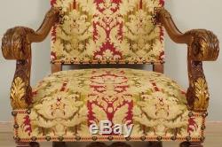 Pair Of Armchairs Great Apparat Louis XIV Style