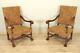 Pair Of Louis Xiii Style Armchairs Walnut