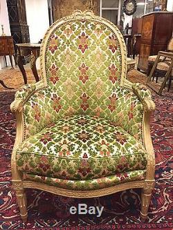 Pair Of Louis XVI Armchairs Painted Style 1900s