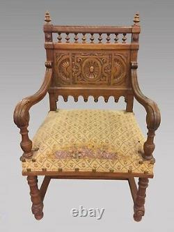 Pair Of Renaissance-style Armchairs