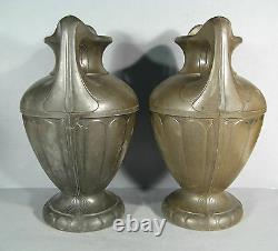 Pair Of Vases In Regular Period 1900 / Vase Style Art Nouveau / Amphore 1900