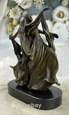 Persian Dancers Bronze Sculpture Art Style New Marble Picture Deco Home