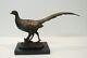 Pheasant Bird Animal Sculpture Statue Hunting Art Deco Art Nouveau Style