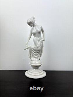 Polished Marble Sculpture in Old Art Nouveau Style