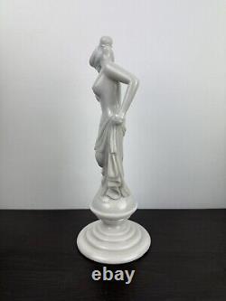 Polished Marble Sculpture in Old Art Nouveau Style