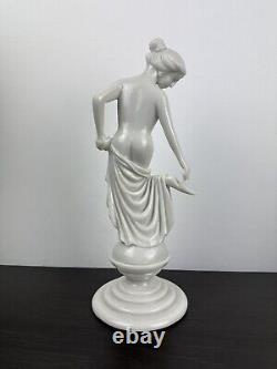 Polished Marble Sculpture in Old Art Nouveau Style