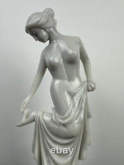 Polished Marble Sculpture in Old Art Nouveau Style