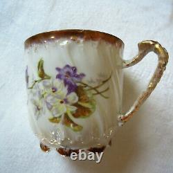 Porcelain Coffee Service Limoges 1900 New Rococo Art