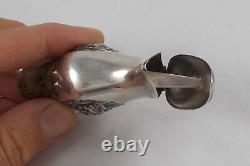 Rare Art Nouveau Silver Fruit Bowl with 800 Silver by Gebr. Köberlin