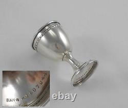 Rare Elegant 2-tlg. Ei-besteck From 800er Silver Art Style New Bsf