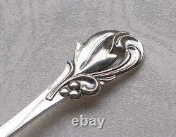 Rare Elegant Art Nouveau Cream Spoon of 830 Silver from Denmark, circa 1942