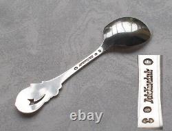 Rare Elegant Art Nouveau Cream Spoon of 830 Silver from Denmark, circa 1942