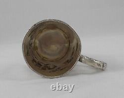 Rare Elegant Art Nouveau Style Handle Cup in 800 Silver by F. Mosgau circa 1900