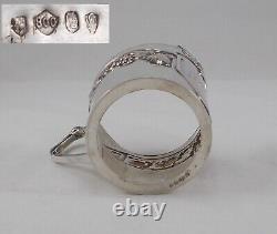 Rare Elegant Support / Podstakannik Style Art Nouveau 800 Silver Lutz&weiss