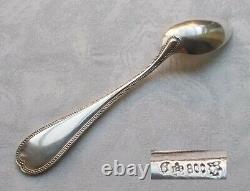 Rare Spoon Tableau. Art Nouveau Style with Pearl Border in 800 Silver by Mayen&co