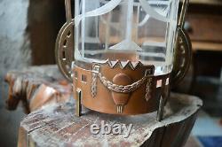 Refresher Copper Brass Glass Style Jugendstil Art Nouveau Height 16cm