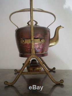 Samovar Old Copper And Brass Bing Bgn Art Nouveau Style 1900 Modern Teapot