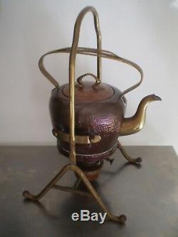 Samovar Old Copper And Brass Bing Bgn Art Nouveau Style 1900 Modern Teapot
