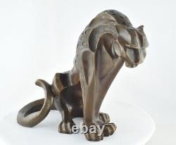 Sculpture Statue Dragon in Animalier Style Art Deco and Art Nouveau Solid Bronze