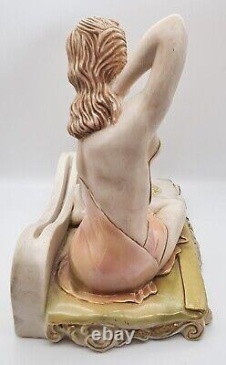 Sculpture Statue Sculpture Style Art Nouveau Woman Letter Holder Decoration
