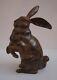 Sculpture Statue Of Rabbit Hare Animalier Hunting Style Art Deco Style Art Nouveau