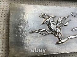 Sculpture Wall Plates Art Style New Metal Thistles Repulsed Design 70