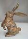 Sculpture Of A Rabbit Hare Animalier Hunting Style Art Deco Style Art Nouveau