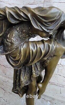 Signed Bronze Art Nouveau Deco Chiparus Statue Figurine Sculpture Art