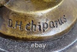 Signed Bronze Art Nouveau Deco Chiparus Statue Figurine Sculpture Art