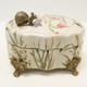 Snail Butterfly Flowers Jewelry Box Art Deco Art Nouveau Style Porcelain