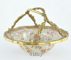 Soap Dish Bowl Flower Basket Art Deco Art Nouveau Porcelain