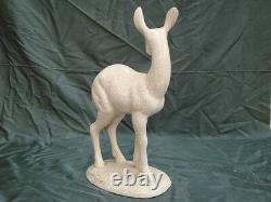 Statue Figure Biche Faon Bambi Animalier Hunting Style Art Deco Style Art Nouve