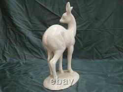 Statue Figure Biche Faon Bambi Animalier Hunting Style Art Deco Style Art Nouve