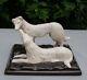 Statue Figure Dog Levrier Barzoi Animalier Style Art Deco Style Art Nouveau